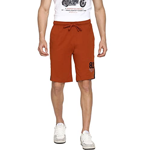 Van Heusen Athleisure Men Knit Shorts - Cotton Rich - Smart Tech, Easy Stain Release, Anti Stat, Ultra Soft, Quick Dry_50007_Grey Melange_S : Amazon.i