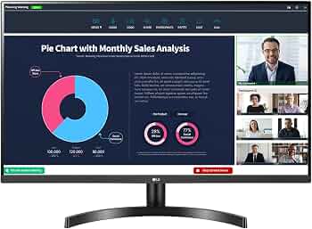 LG 32Qn600 32 Inches (80 Cm) Qhd 2K LCD 2560 X 1440 Pixels IPS Display 3 Side Borderless - HDR 10, Srgb 99%, AMD Free Sync - Dual Hdmi, Display Port (