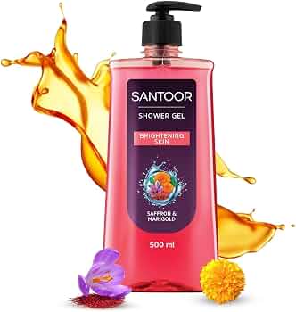 61% Off : Santoor Shower Gel, 500 ml @136